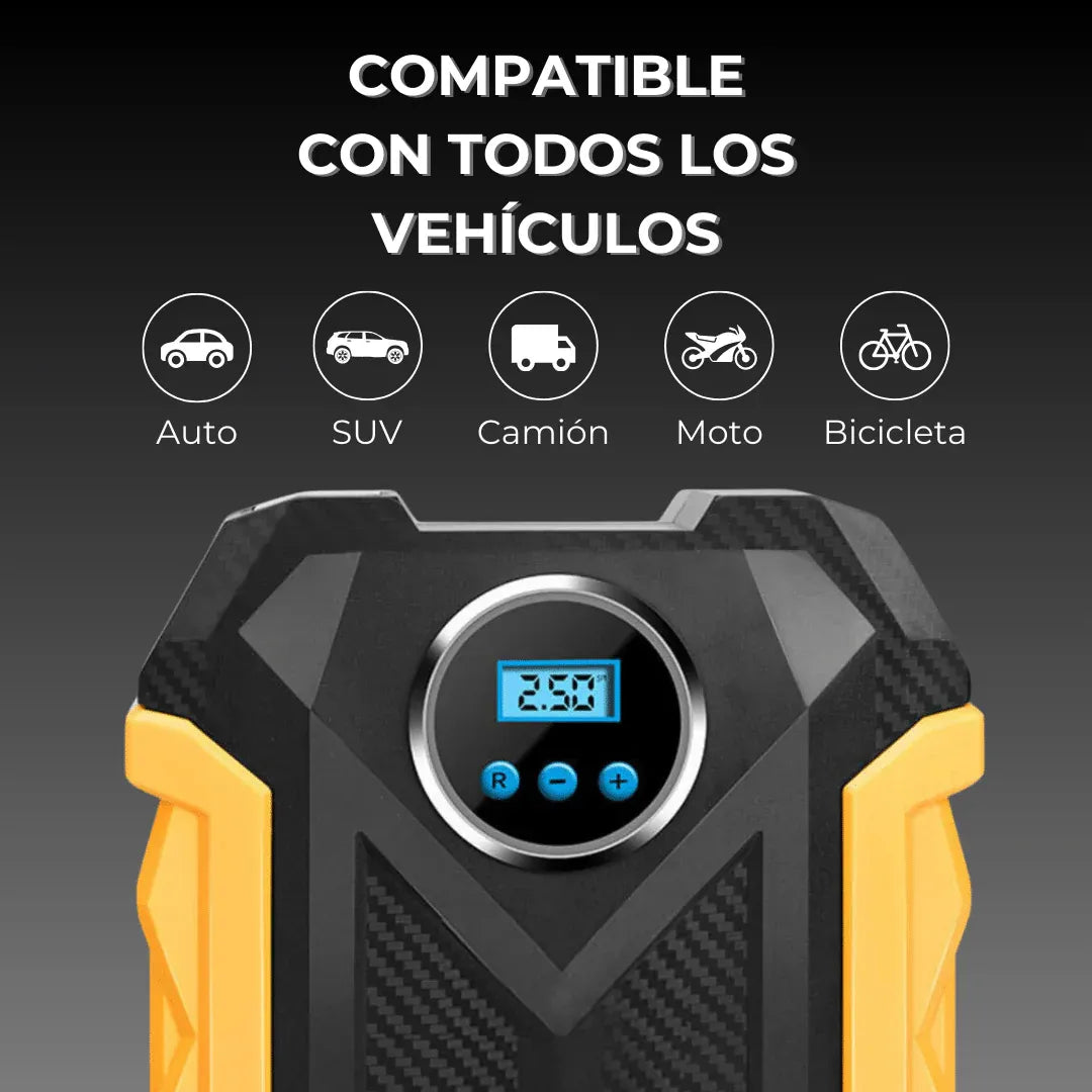 Compresor Digital Multifuncional Portátil - CARSUN